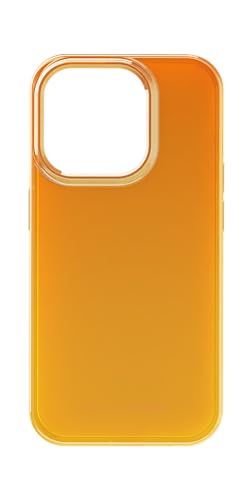 IDEAL OF SWEDEN Durchsichtige Handyhülle mit erhöhten Kanten und Nicht vergilbenden Materialien, fallgetesteter Schutz mit transparentem Finish, kompatibel mit iPhone 15 Pro (Orange Spritz)