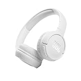 JBL Tune 510BT – Bluetooth Over-Ear Kopfhörer in Weiß – Faltbare Headphones mit Freisprechfunktion – Kompatibel mit Sprachassistenten – Lange Laufzeit von bis zu 40 Stunden