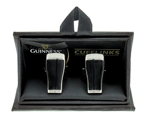 Guinness Stilvolle Manschettenknöpfe Manschette Knöpfen für Herren mit Bier Pint Design