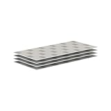 LUX ELEMENTS LELEE4117 Element 1250 x 600 x 6 mm, Set bestehend aus 4 Stück EL Baby 6 Bauplatte, Grau, 6 mm