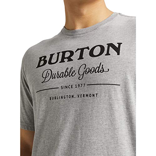 Burton Herren Durable Goods T-Shirt, Gray Heather, S