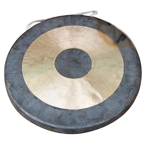 SciAza gong klingel klangschalen percussion instrumente musikinstrument Der 35–80 cm große Öffnungs-Gong eignet sich sehr gut für Klangtherapie-Meditations-Gongs für Familien oder Büros(Color:80cm,Size:)