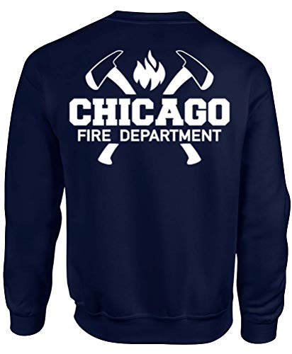 Chicago Fire Dept. - Sweatshirt mit Axt-Motiv (M)