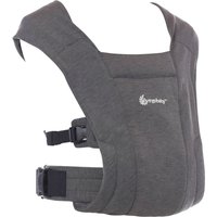 Ergobaby Babytrage für Neugeborene ab Geburt Extra Weich, Embrace Bauchtrage Baby-Tragetasche Ergonomisch (Heather Grey)