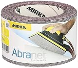 Mirka Abranet Netz-Schleifrolle 75 mm x 10 m Klett / Korn P320 / 1 Rolle / zum Schleifen von Holz, Spachtel, Lack, Kunststoff / 545BI001323R