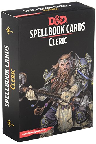 Gale Force Nine 73916 - Dungeons & Dragons: Cleric Spell Deck REVISED (149 Cards), Limited edition