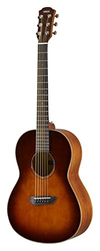 Yamaha CSF3MTBS Westerngitarre tobacco brown sunburst, Handliche und edle Akustikgitarre mit sattem Sound, Ideal für unterwegs, Inklusive Gitarrentasche