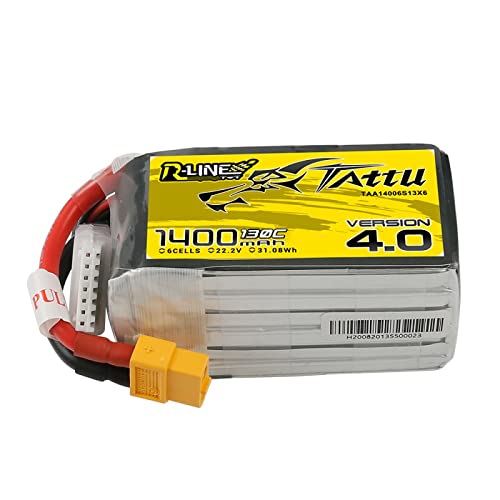 TATTU Lipo Battery 1400mAh 22.2V 6S 130C