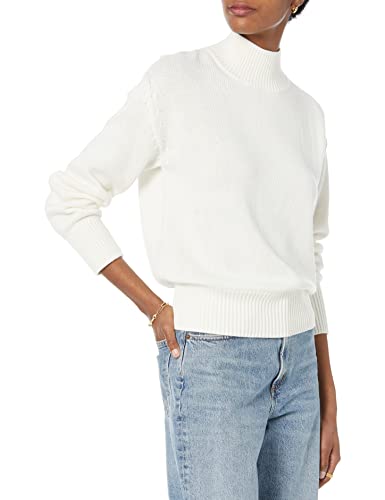 Amazon Aware Damen Kuscheliger Pullover in lockerer Passform (in Übergröße erhältlich), Elfenbein, 4XL Große Größen