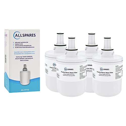 Samsung Aqua Pure Plus Kompatibel mit Kühlschrank Wasserfilter von AllSpares DA29-00003F / DA29-00003G / HAFIN2-4 Pack