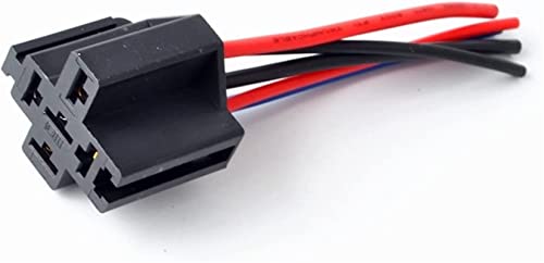 Relais 1 Stück Auto-Relaissockel mit 5 Kabeln Auto-Relais elektronisches Relais