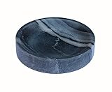 KLEO Marmor Stein Seifenschale Seifenhalter Seifenkiste Bad Badezimmer Zubehör - Marble Stone Soap Dish (Grau)