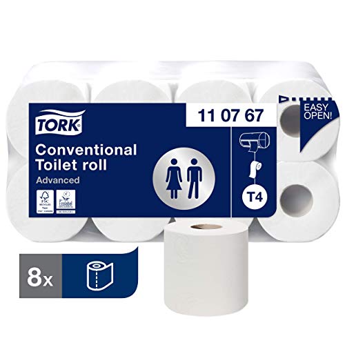 Tork toilettenpapier advanced 2-lagig hochweiß ve=6x10 rollen