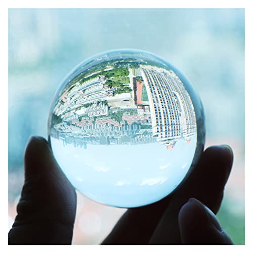 MIUXE 20/30/40mm Kreative Kugel Quarzglas Transparente Kugelkugeln Glaskugel Fotografiekugeln Dekor Feng Shui 1pcs (Size : 20mm) ZAOQINIYIN (Size : 20mm)