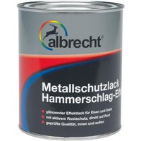 Albrecht Metallschutzlack Hammerschlag-Effekt 0012 750 ml, dunkelblau, 3400606750001200750