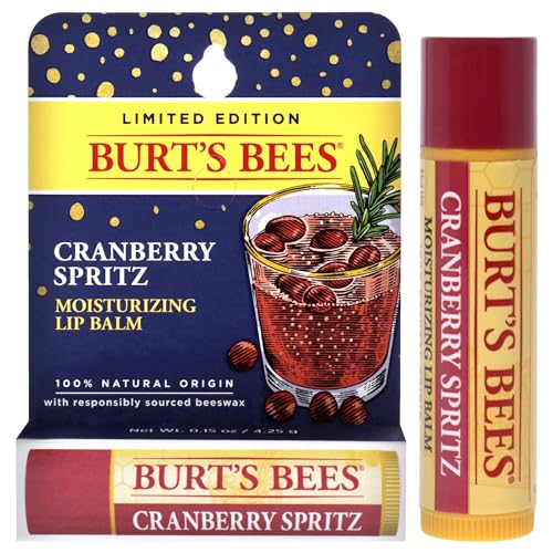 Burts Bees Cramberry Spritz Feuchtigkeitsspendender Lippenbalsam für Unisex, 0,15 oz