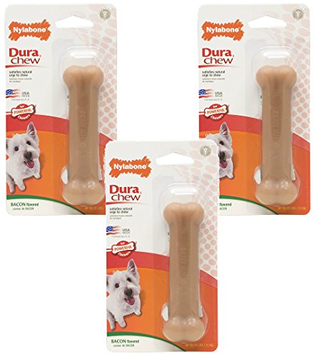 Nylabone (3 Pack) Power Chew Bacon Flavor Small Dogs Up to 25-Pounds