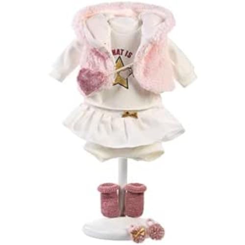 Llorens Puppenkleidung für 40-42cm Puppen, Kleiderset Cool, Puppenzubehör, 1042404