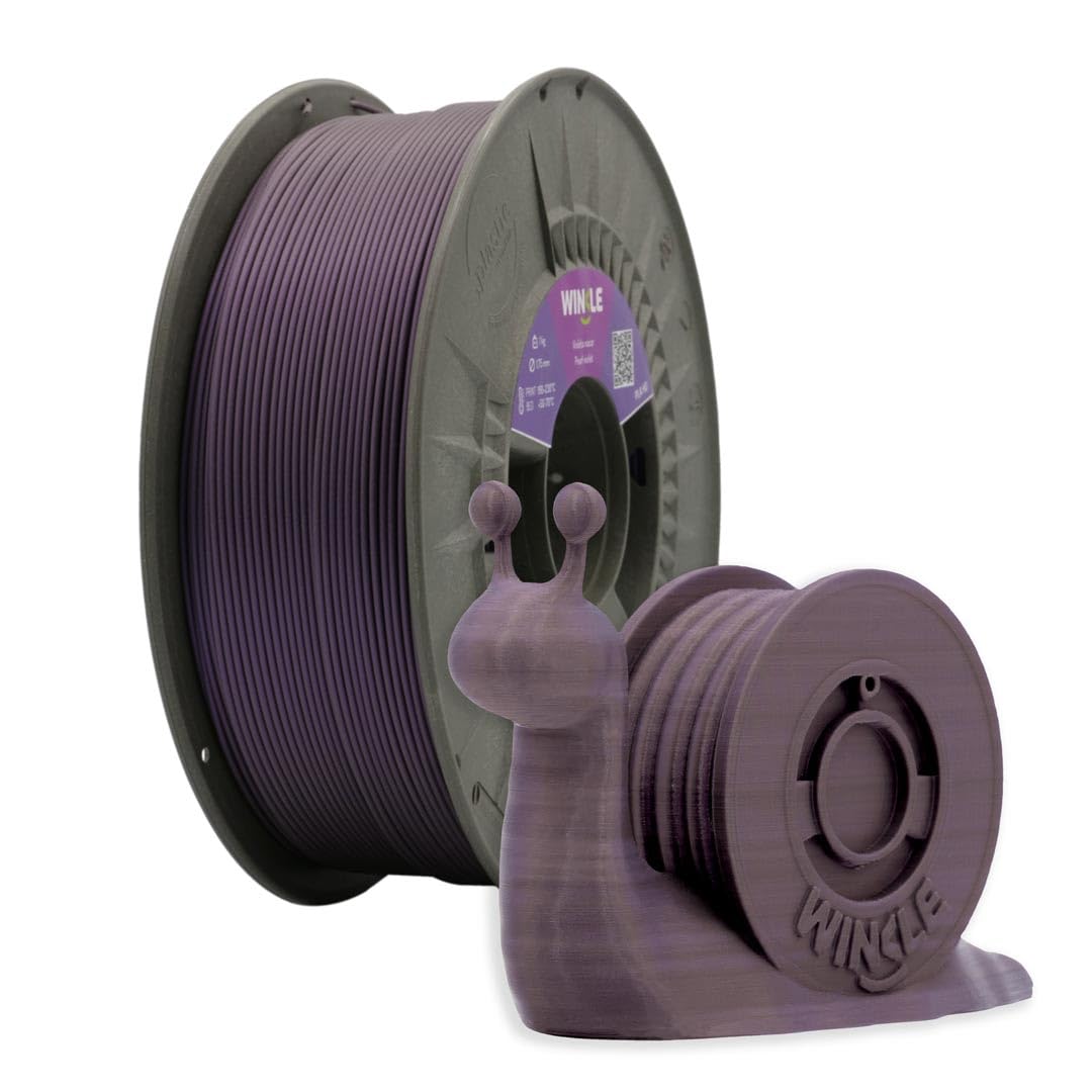 Winkle PLA Filament | Pla 1,75 mm | Filamentdruck | 3D-Drucker | 3D-Filament | Farbe Violett Perlmutt | Spule 1000 g