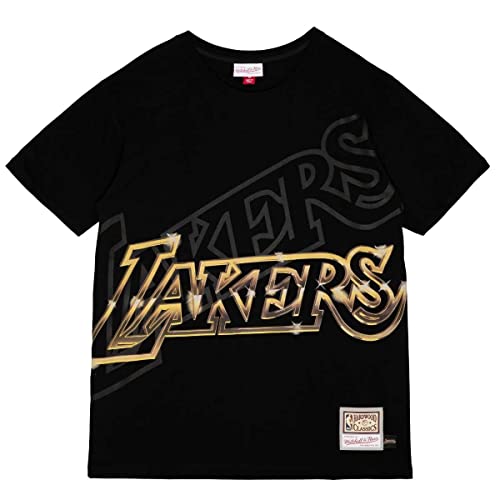 Mitchell & Ness NBA Big Face 4.0 - LA Lakers T-Shirt Black L