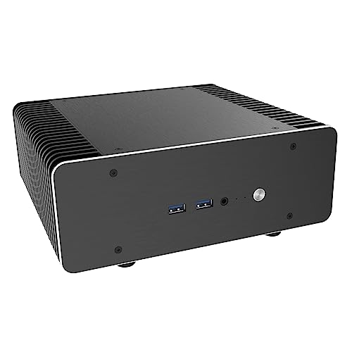 Akasa Maxwell AC Pro, for Intel® NUC 13/12 Pro (Arena Canyon/Wall Street Canyon), Aluminium Fanless NUC Case with M.2 SSD Heatsink & Copper Heatpipes, Supports up to 40W TDP, VESA mounting,A-NUC94-M1B
