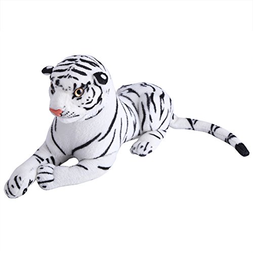 Gefüllte Kissen Künstliche Tiger Plüsch Tier Nette Realistische Große Katze Weiß Weiche Stofftier Kissen Baby Infant Spielzeug Geschenke