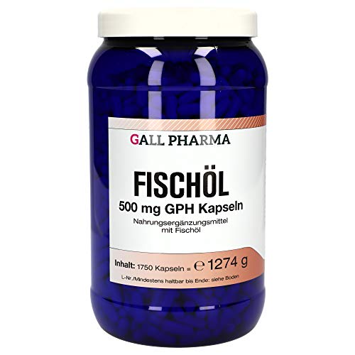 Gall Pharma Fischöl 500 mg GPH Kapseln, 1750 Kapseln
