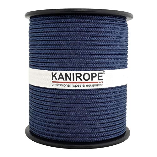 Kanirope® PP Seil Polypropylenseil MULTIBRAID 5mm 100m Farbe Marine (0112) 16x geflochten