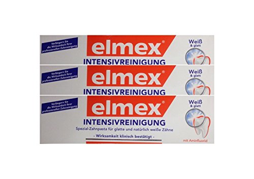 3x ELMEX Intensivreinigung Spezial Zahnpasta 50ml 08794198 Zahncreme