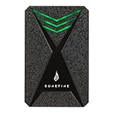 SureFire Externe Gaming-Festplatte 2,5" - 1 TB mit USB 3.2 Gen 1, RGB-Beleuchtung, schwarz