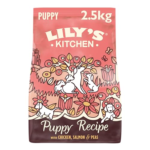 Lily's Kitchen Trockenfutter mit Huhn und Lachs für Hundewelpen, 2.5 kg