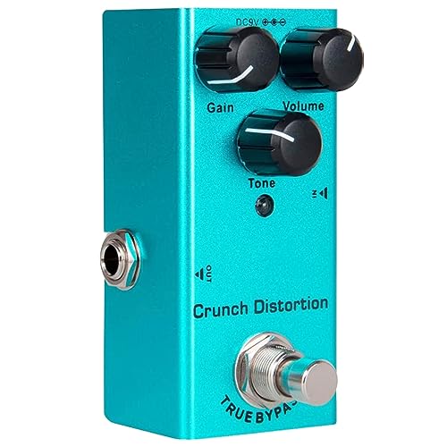 Vintage Overdrive Pedal Guitar Effect Pedal Warm Overtones True Bypass For Precise Effect Tailoring Accessories Knob Overdrive Pedal