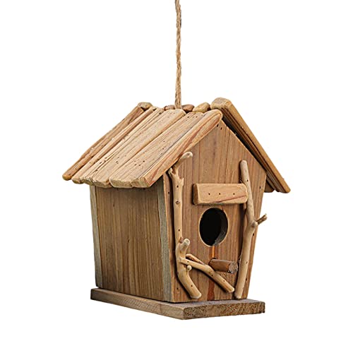 Vogelhaus Holz Vogelnest Vogelhaus Vogelhaus für Outdoor Vögel 20x14,5x21cm