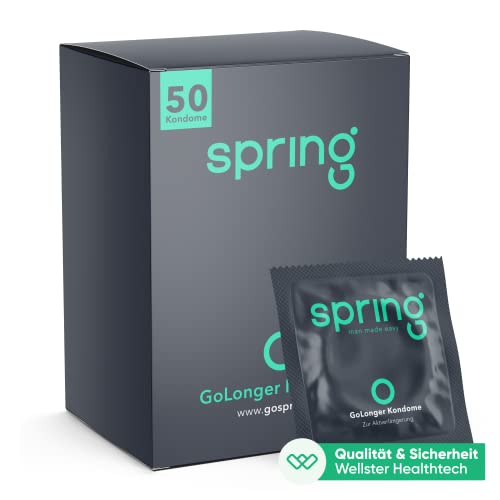 GoSpring GoLonger Kondome 50 Stück/Box Größe 53 mm