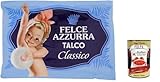 20x PAGLIERI Felce Azzurra Talco Classico Körperpuder Talkpuder Talkum Beutel 100g + Italian Gourmet polpa 400g