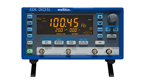Metrix GX 305 Funktionsgenerator netzbetrieben 0.001 Hz - 5 MHz Dreieck, Rechteck, Sinus