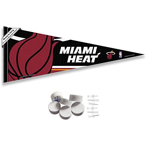Miami Heat Wimpel-Flagge und Wandhalterung