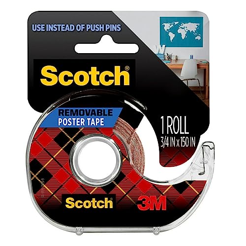 .75"X150" Scotch Poster Tape Removable 109