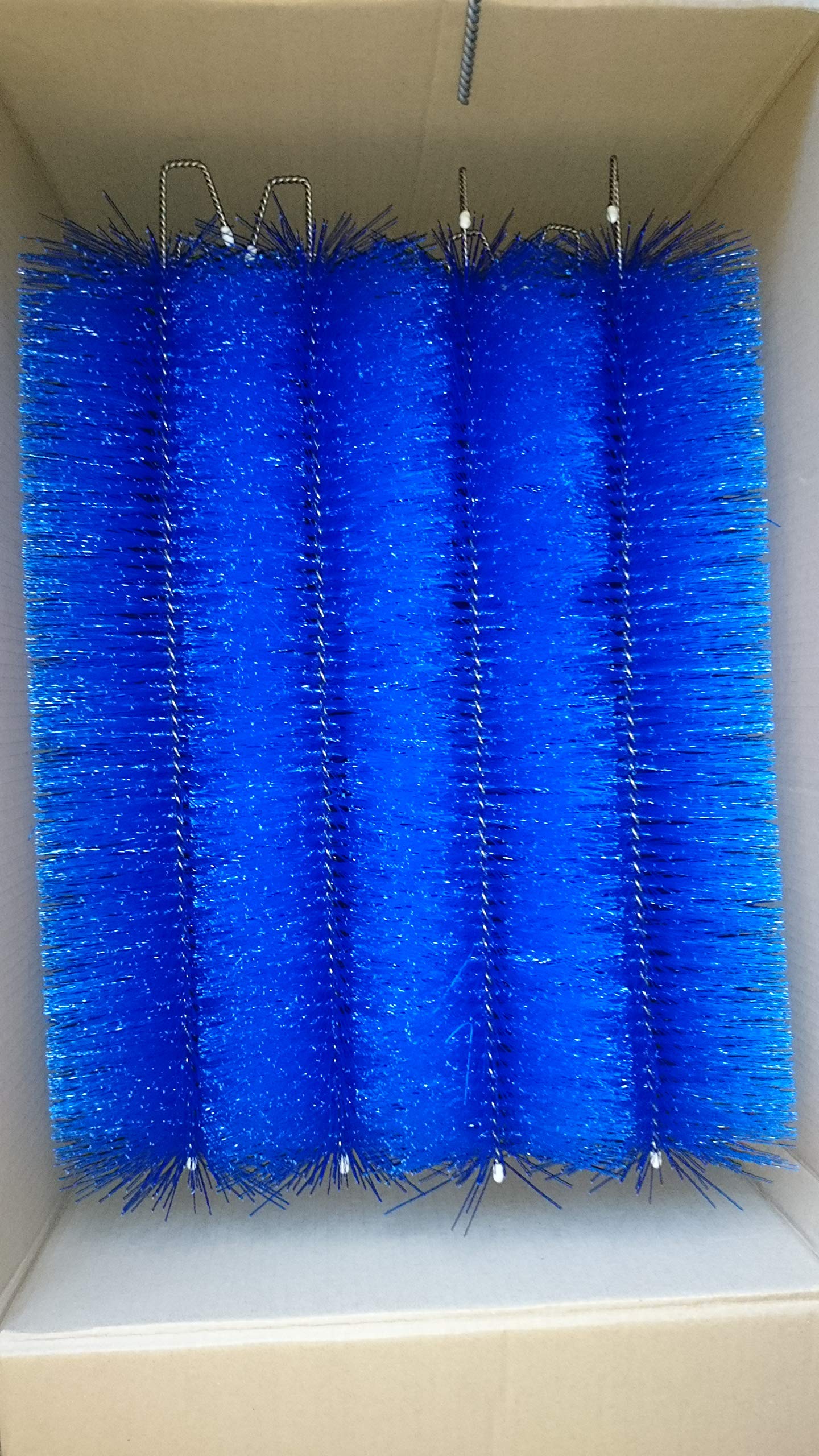 GLAMAT Filterbürsten Blau 80 cm Ø 150mm x 24 STK. (121,09 € inkl. Lieferung) Gartenteich, Filter, Filterbürste, Teichfilter
