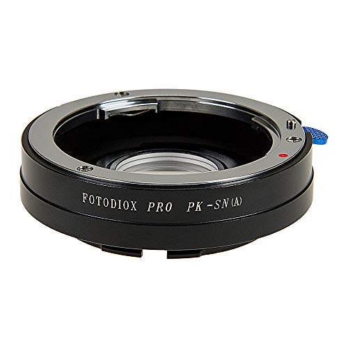 Fotodiox Pro Lens Mount Adapter, Pentax K (PK) Lens to Sony Alpha A-Mount Cameras such as Sony A100, A200, A230, A290 and A30