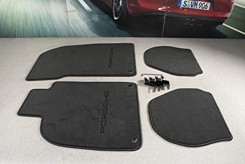 PORSCHE 911 964/993 Fußmattensatz schwarz (4 Teile) /Floor mats black