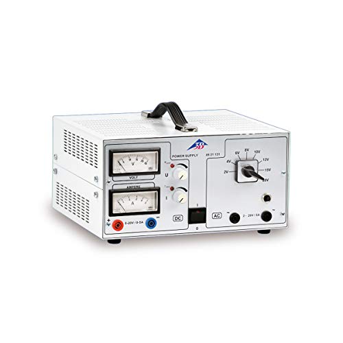 3B Scientific U8521131-230 AC/DC-Netzgerät, 0-20 V, 0-5 A, 230 V, 50/60 Hz