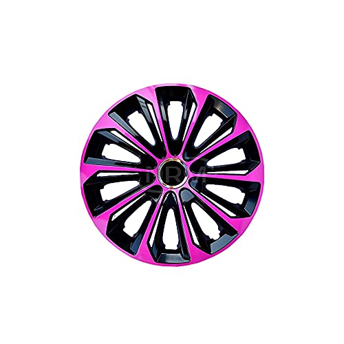 Radzierblende Extra STRONG pink/schwarz 14 Zoll 4er Set
