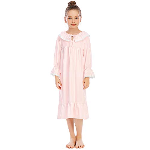 Verve Jelly Kleinkind Kleine Mädchen Baumwolle Nachthemden Prinzessin Schlafkleid Langarm Pyjama Herbst Nachtwäsche Kleid