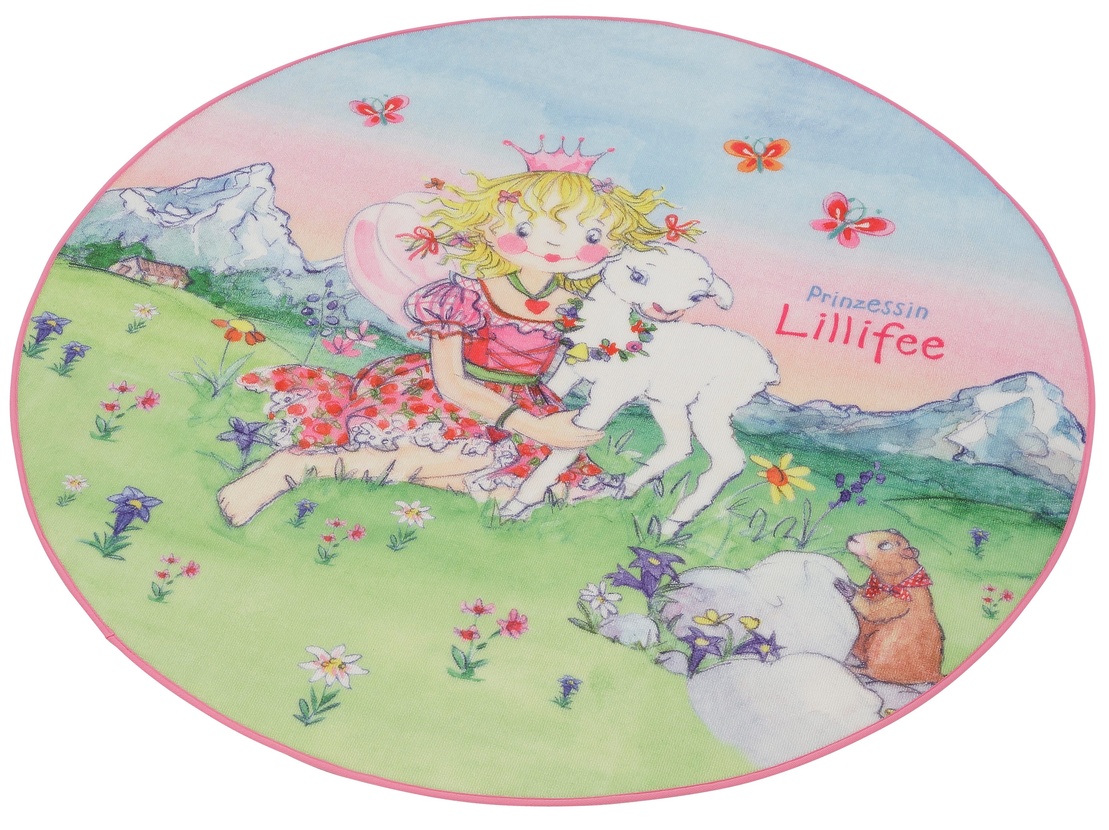 Prinzessin Lillifee Kinderteppich "LI-102", rund
