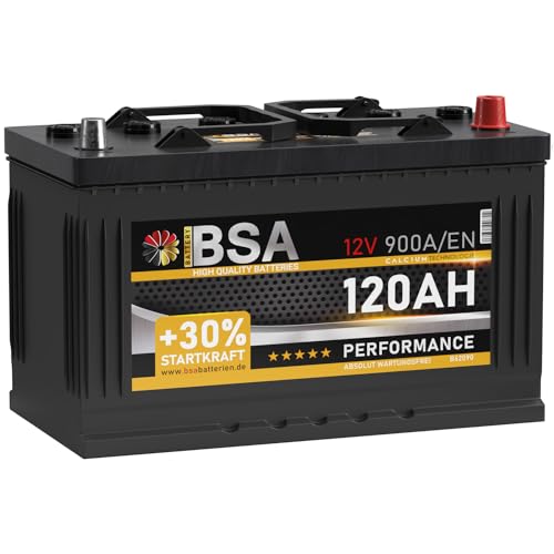 BSA LKW Batterie 120Ah 12V Iveco-Daily Transporter Starterbatterie 115Ah 110Ah