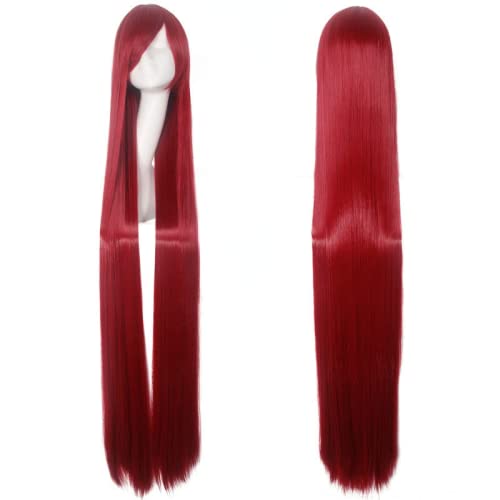 Perücke für perfekt für alltägliche Partys, Cosplay-Perücke, antikes Kostüm, universell, 120–150 cm, langes glattes Haar, Anime-Farbe, Haarfarbe: Perücke, Farbe: 122-5 (150 cm).