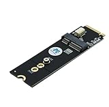 Sintech M.2 M-Key M.2 A/E Schlüssel, NGFF WiFi Karte auf M.2 Key M Adapterkarte, kompatibel für Intel 7260, 8260, 9260