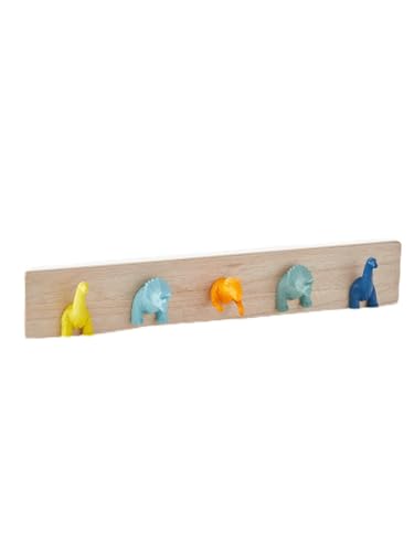 Vertbaudet Dino-Wandgarderobe für Kinderzimmer Mehrfarbig ONE Size