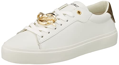 Just Cavalli Damen-Sneaker Oxford-Schuh, 100 weiß, 40 EU